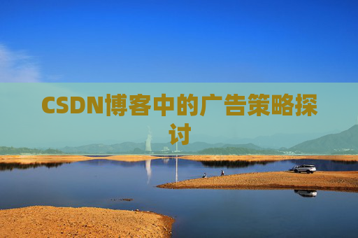 CSDN博客中的广告策略探讨
